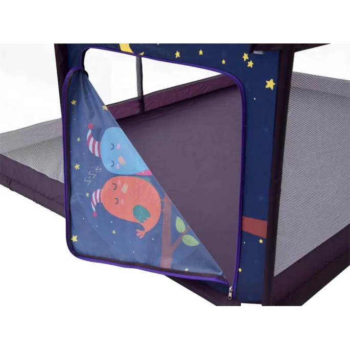 suchy basen dla malucha z otwieranym wejściem na zamek błyskawiczny