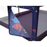 suchy basen dla malucha z otwieranym wejściem na zamek błyskawiczny