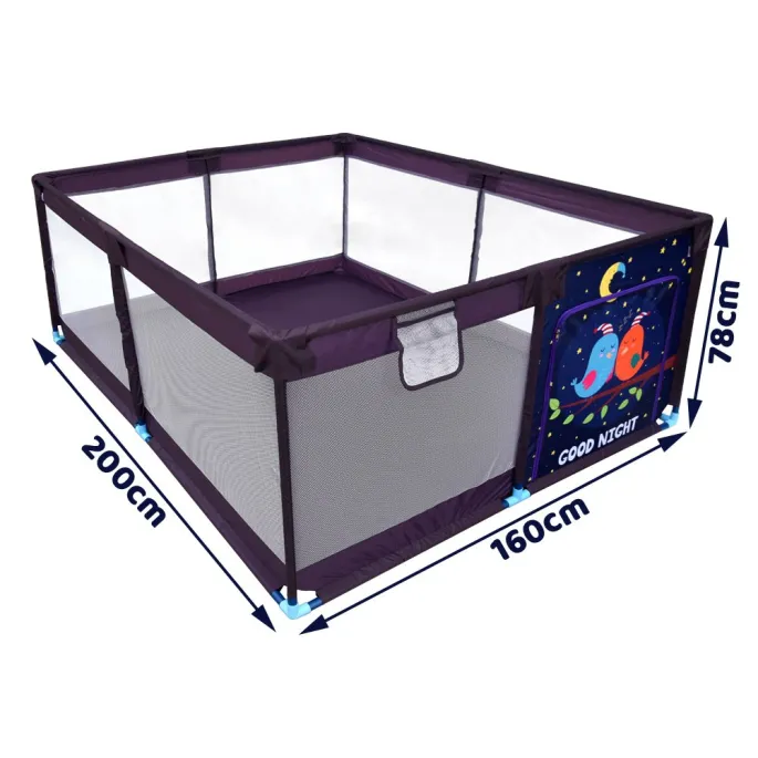 materiałowa torba na kojec dla łatwiejszego przenoszenia i przechowywania