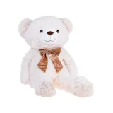 Detal twarzy misia BEN z czarnymi oczami z tworzywa sztucznego