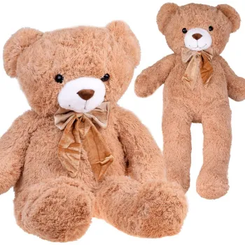 duży miś pluszowy benek o wysokości 110cm na białym tle