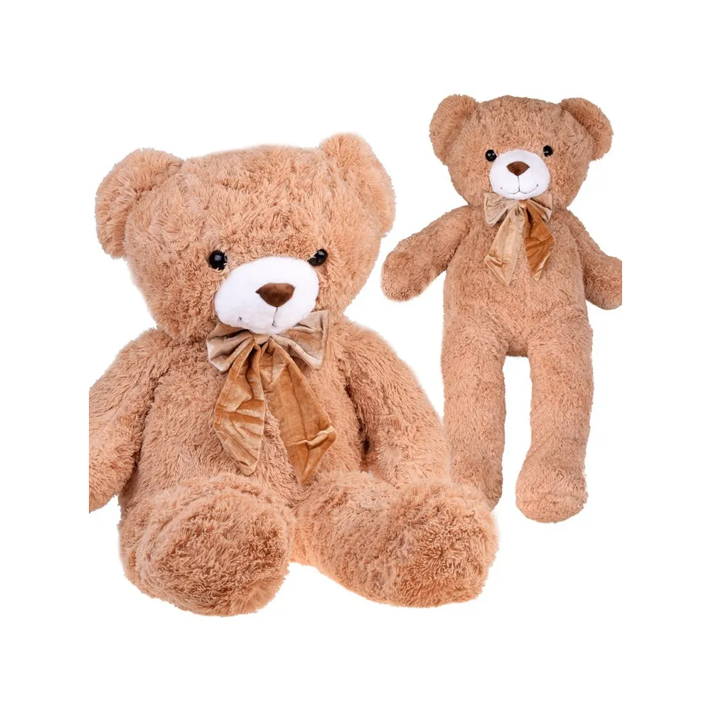 duży miś pluszowy benek o wysokości 110cm na białym tle