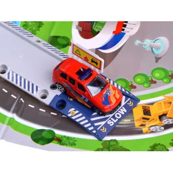 Duży Parking ELEKTRYCZNA WINDA tor dla aut ZA4003