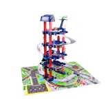 plac zabaw z akcesoriami: znaki drogowe i naklejki