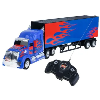 Duży TIR z naczepą na pilota Ciężarówka sterowana RC0412