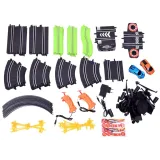 samochody ścigające się jednocześnie na długiej trasie