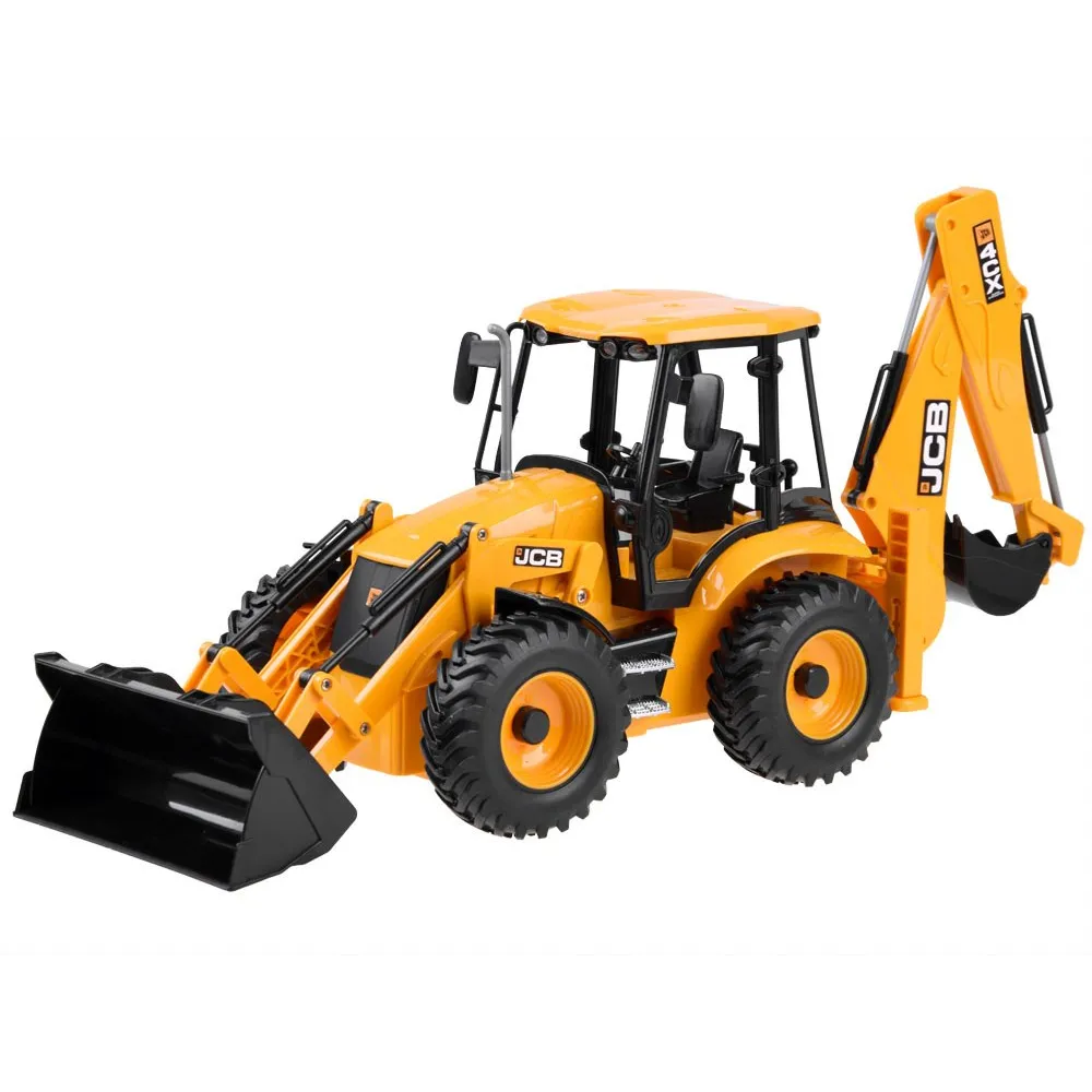 zbliżenie na świecące przednie światła pojazdu budowlanego