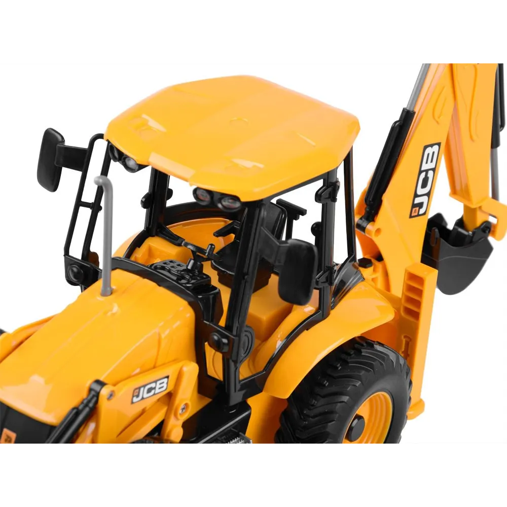 komplet zestawu z koparką, pilotem, akumulatorem i kablem usb