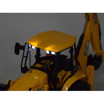 sterowanie manualne łyżką koparki w dużym modelu jcb