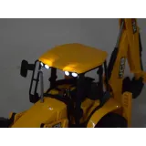 sterowanie manualne łyżką koparki w dużym modelu jcb