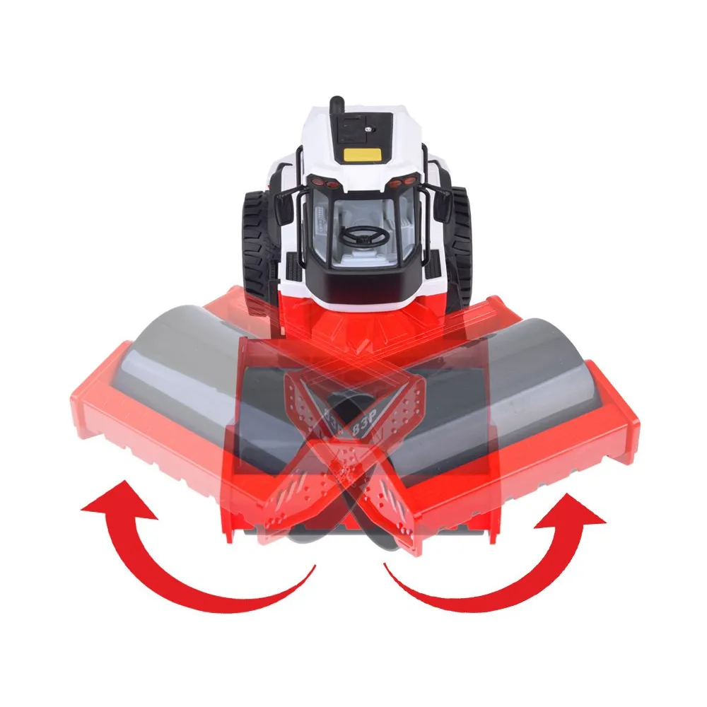 detal pomarańczowego światła migającego na kabinie walca