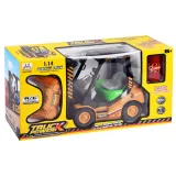 solidnie zapakowany wózek widłowy gotowy do transportu lub przechowywania