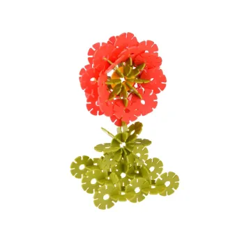 Szczegółowy widok struktury klocka w kształcie gwiazdki