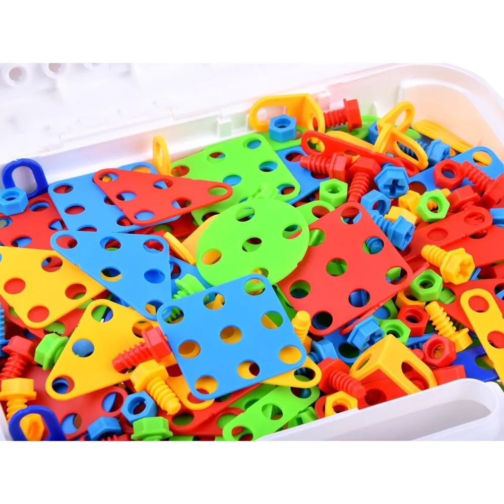 wkrętarka dla dzieci wraz z kluczem i śrubokrętem w zestawie