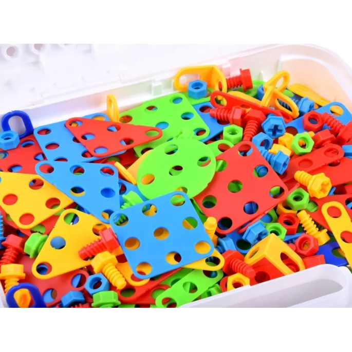 wkrętarka dla dzieci wraz z kluczem i śrubokrętem w zestawie