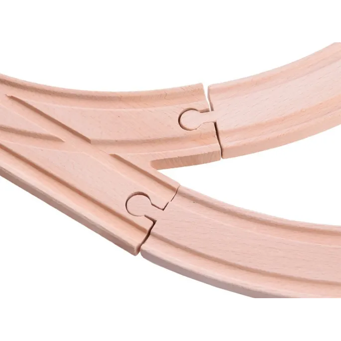 szczegółowy widok przejazdu kolejowego z zestawu