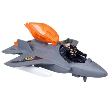 czołg, helikopter i myśliwiec ustawione razem w aranżacji do zabawy