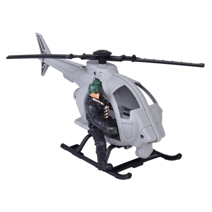 duży zestaw wojskowy gotowy do wręczenia na prezent dla dziecka