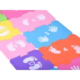 zbliżenie na miękkie, kolorowe elementy gry "Działaj z zamieszaniem"