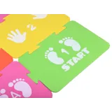 gra z piankowymi puzzlami stanowiącymi trasę do aktywności ruchowej