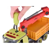 Solidny plastikowy dźwig w intensywnych kolorach do zabawy