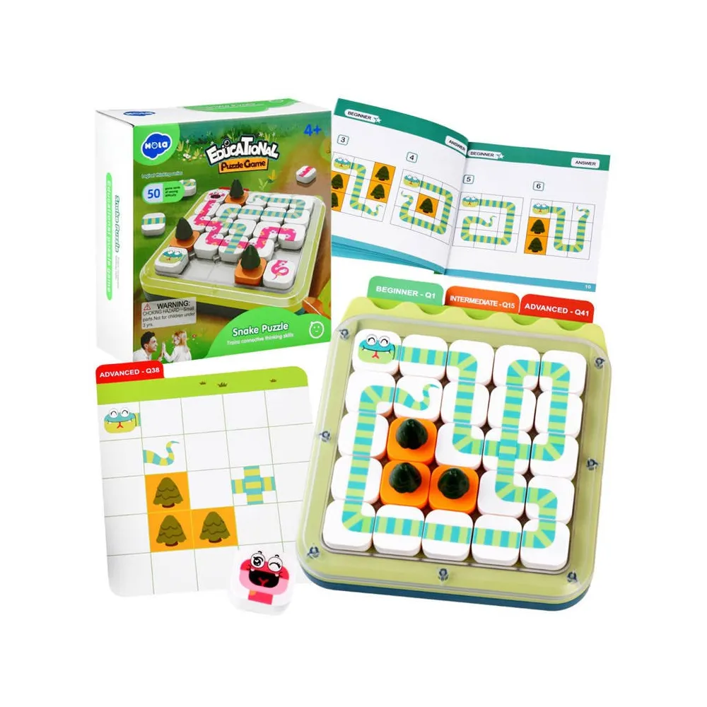 Edukacyjna gra logiczna Wąż w kolorowym pudełku