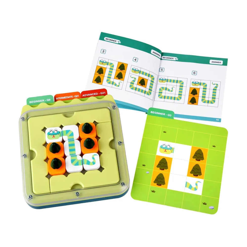 Zbliżenie na segmenty węża o różnych kształtach