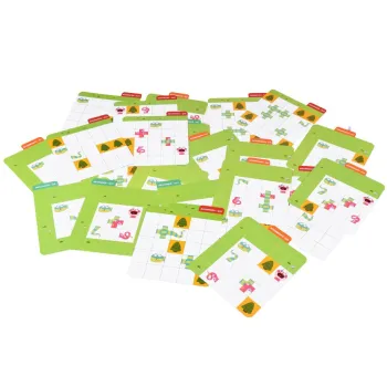 Układanka wąż – widok detali segmentów i kolorów