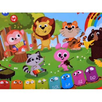 Przyciski funkcyjne organków z widocznymi ikonami