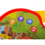 Pianinko interaktywne podczas zabawy w dziecięcych rękach