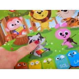 Organki pokazane z boku prezentujące miękkie przyciski