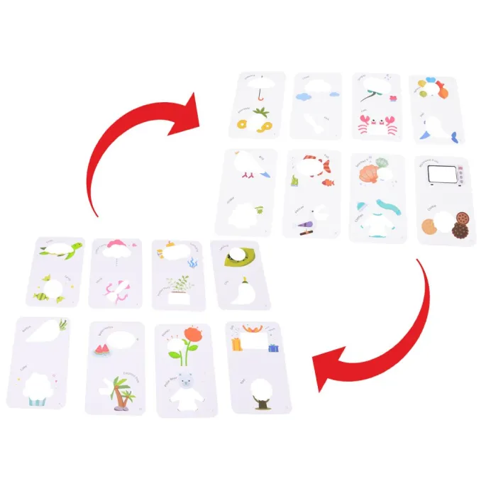 zabawa w dopasowywanie kolorów z tabletem edukacyjnym