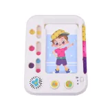 zestaw do nauki kolorów z różnorodnymi wzorami kart