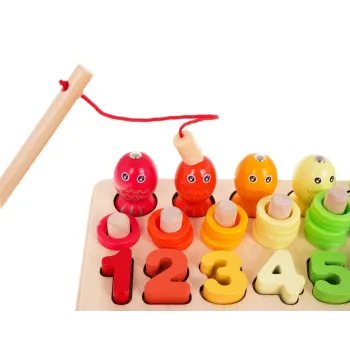 zestaw z koralikami do sortowania i przenoszenia szczypcami