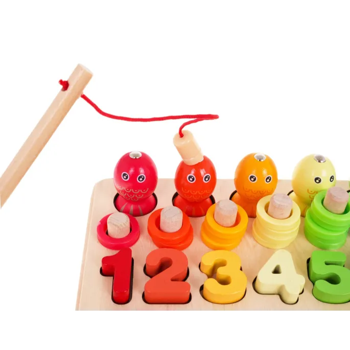 zestaw z koralikami do sortowania i przenoszenia szczypcami