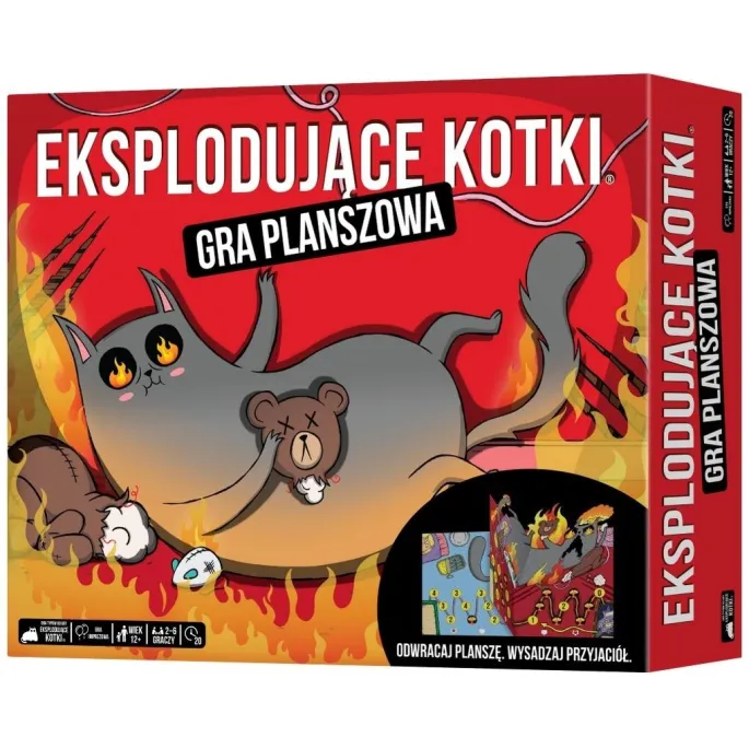 planszowa wersja Eksplodujących Kotków z elementami dynamicznej rozgrywki