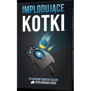 Opakowanie dodatku Implodujące Kotki do gry Eksplodujące Kotki