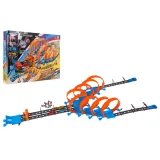 Ekstremalny tor wyścigowy z funkcją świateł i dźwięku, widok całości