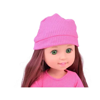 Ruchome ręce i nogi lalki pokazane podczas siedzenia