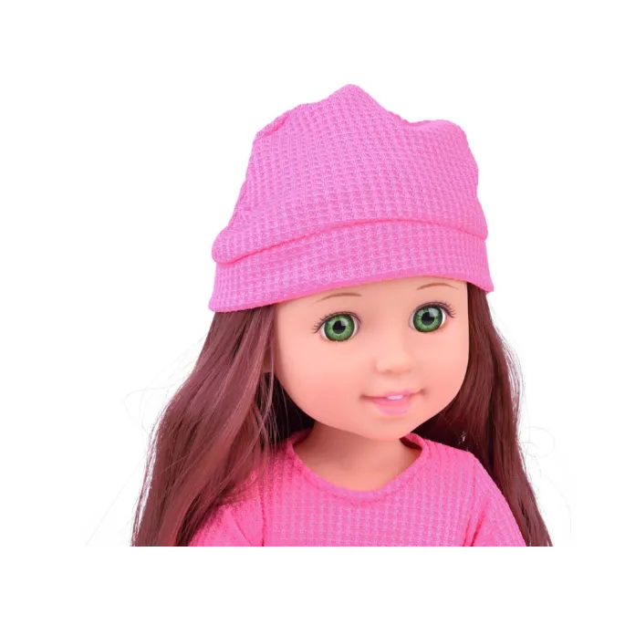 Ruchome ręce i nogi lalki pokazane podczas siedzenia