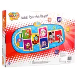 Kolorowe pole maty z rysunkiem konika i powierzchnią plamoodporną