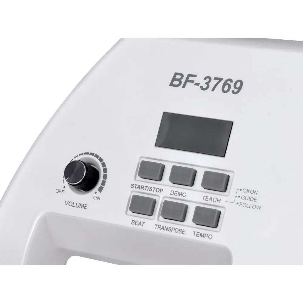 regulacja głośności w elektrycznym pianinie dla dzieci, detal pokrętła