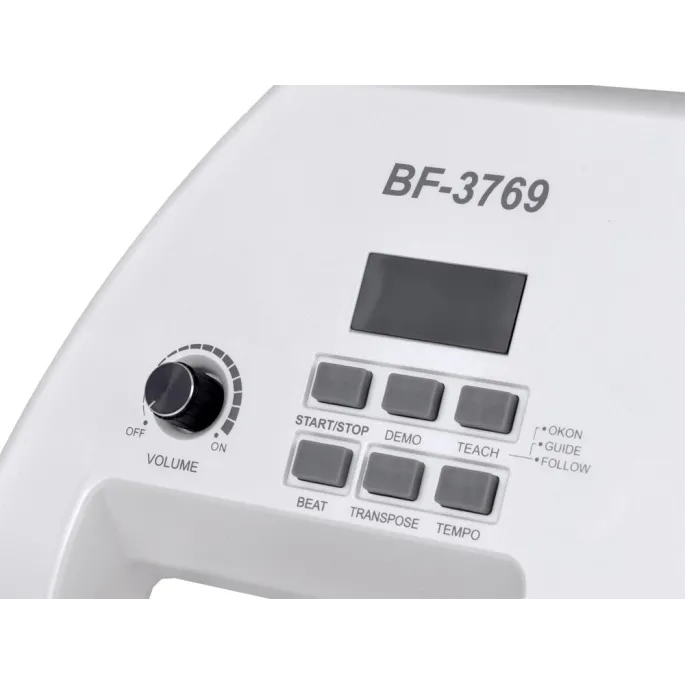 regulacja głośności w elektrycznym pianinie dla dzieci, detal pokrętła