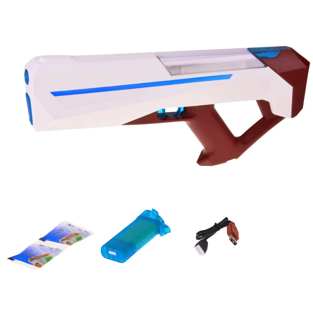 zbliżenie na ergonomiczny uchwyt pistoletu karabinu na wodę