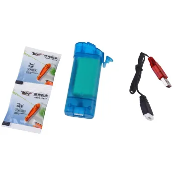 zestaw z pistoletem karabinem, akumulatorem i ładowarką usb