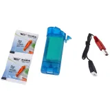 zestaw z pistoletem karabinem, akumulatorem i ładowarką usb