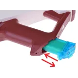 poręczny kształt pistoletu karabinu na wodę o wymiarach 41x18x6 cm