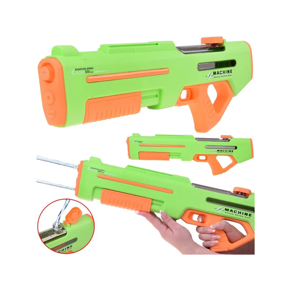 elektryczny pistolet na wodę z podwójnymi głowicami natryskowymi