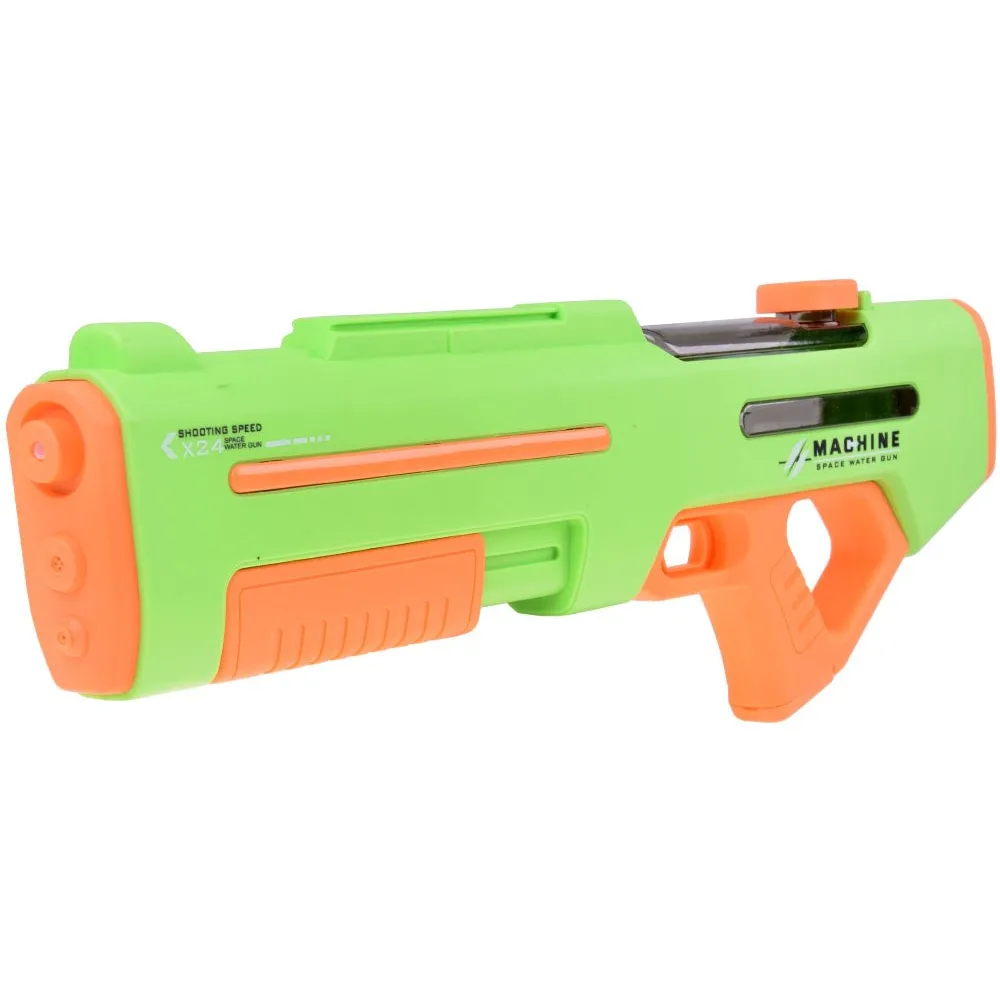 widok pistoletu na wodę z bocznej perspektywy