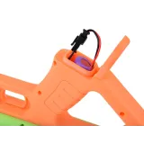 widok całego zestawu: pistolet, akumulator, kabel usb